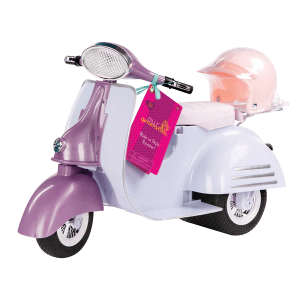 Ride In Style Scooter – Purple & Blue - Image 3